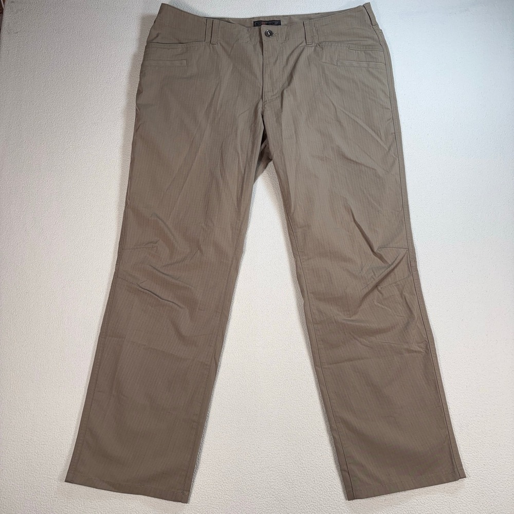 5.11 Tactical Ridgeline Pants Men's 40x32 Tan Ripstop Straight Durable Utility